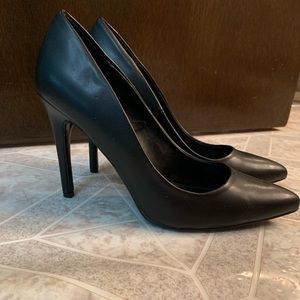 Black Express heels, size 8